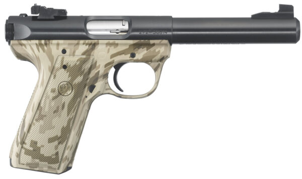 Ruger 22/45 Target 22LR Waterdog Brown Digital Camo Rimfire Pistol