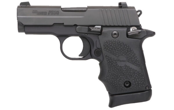 Sig Sauer P938 9mm Centerfire Pistol with Black Rubber Grip