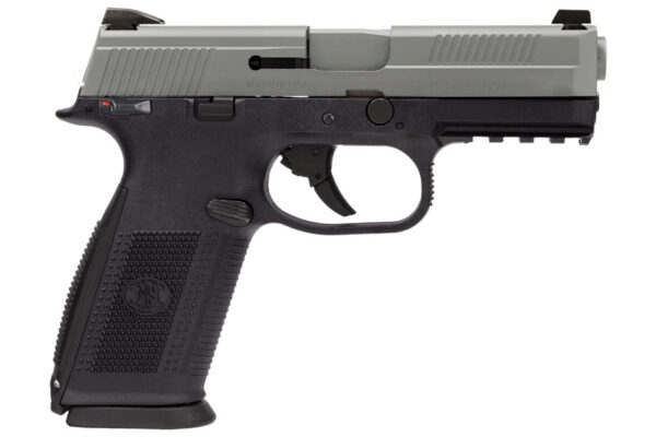 FNH FNS-40 40 S&W Striker-Fired Pistol with Stainless Slide and Night Sights