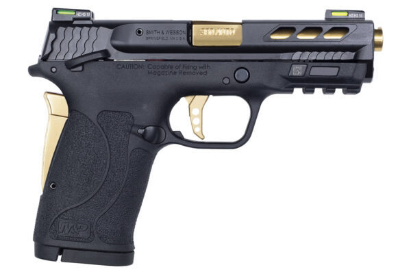 Smith & Wesson M&P380 Shield EZ Performance Center 380 ACP Pistol with Gold Ported Barrel