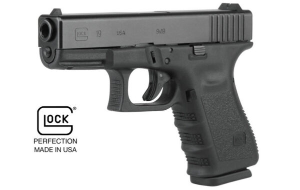 Glock 19 Gen3 9mm 15-Round Pistol (Made in USA)