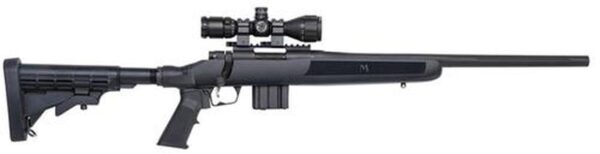 Mossberg MVP FLEX, Scope Bolt 223/5.56 18" Barrel, Black 6Pos FLEX Stock Black, 10rd