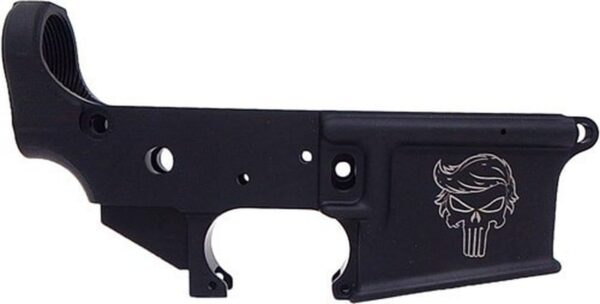 Anderson Lower AR-15 Stripped Receiver Trump Punisher Skull - Special Edition - So Beautiful!