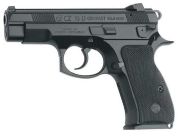 CZ 75 D PCR Compact 9mm, Alloy Frame, Decocker, Black, 14rd